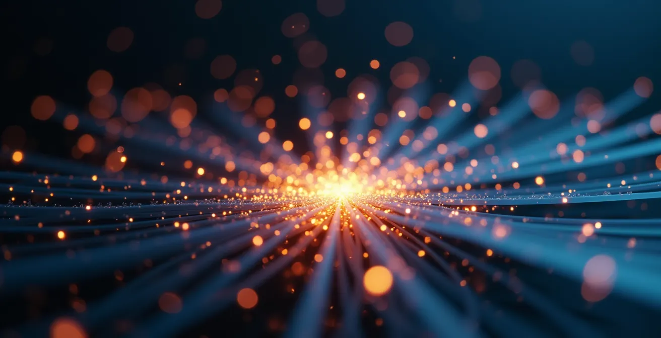 Comparación visual entre una arquitectura de datos localizada en un clúster central y una arquitectura de replicación global con nodos dispersos.