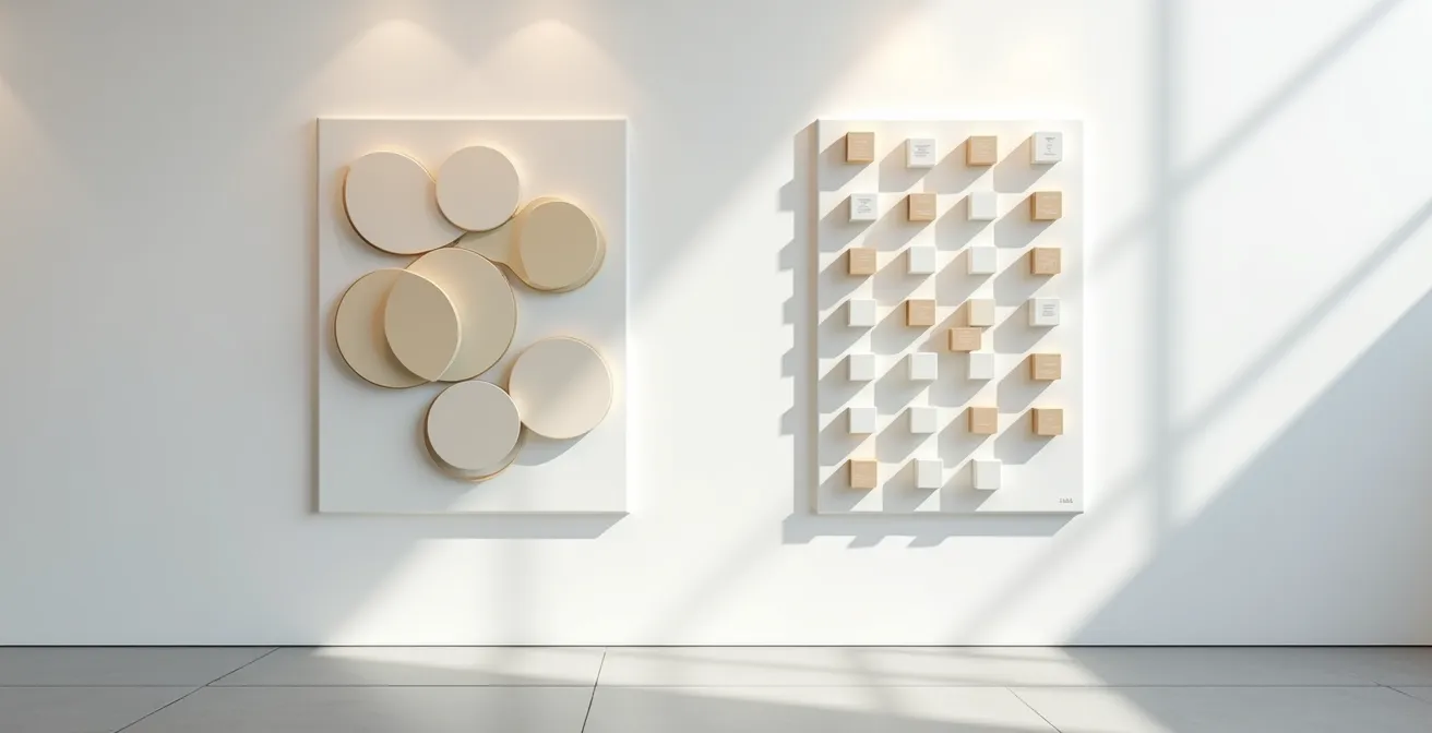 Comparación lado a lado entre visualización treemap y gráfico circular mostrando mismos datos