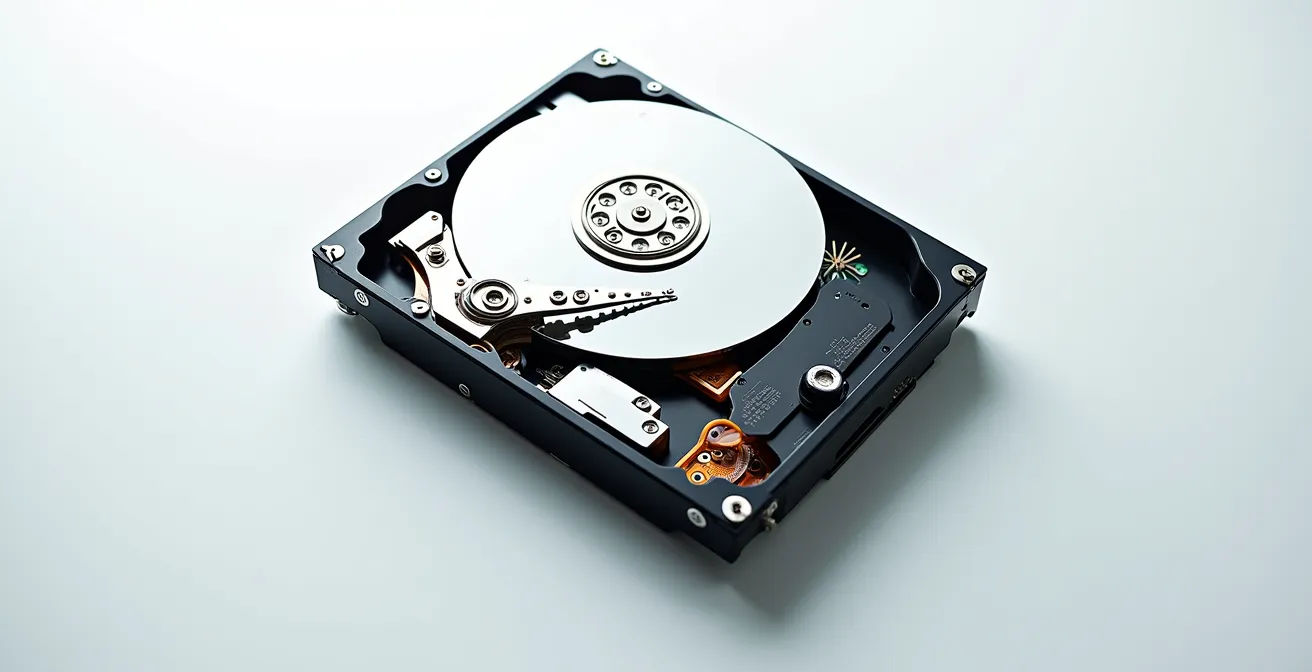 Diagnóstico visual de salud de disco duro mediante análisis SMART