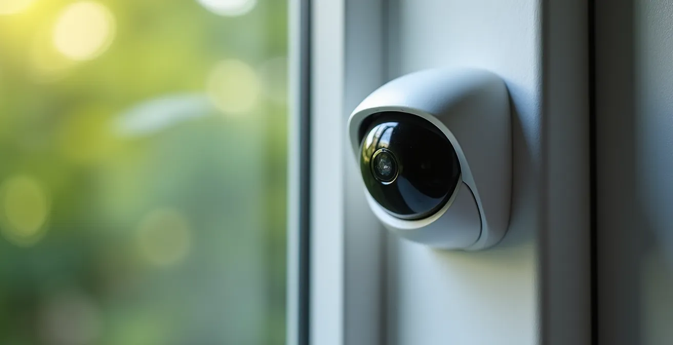 Sistema de detección perimetral con sensores en ventanas y barreras infrarrojas